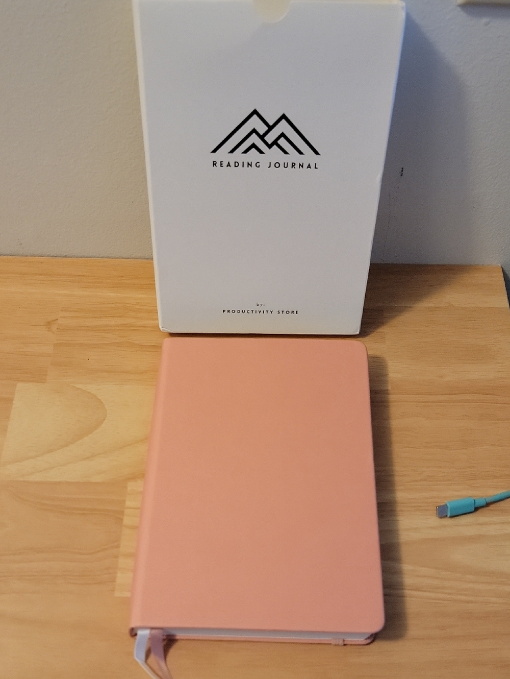 Productivity Store Reading Journal - Pink Hardcover Notebook